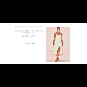 HOUSE OF CB midi floral dress